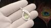Green Amethyst Gemstone 925 Sterling Silver Women's Jewelry Designer Zircon Pendant 1.4" Gift For Wife CZP-16-8