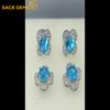 Sace Gems Klasické zirkónové náušnice zo zliatiny medi Dámske šperky Svadobný darček na párty