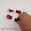 BCF847 4 Pieces  Window Fixer Clips 51338218383 for BMW E46 Bross Auto Parts