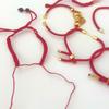 Semi-finished Adjustable Braided Red Rope For DIY Jewelry Making Beading Bracelet