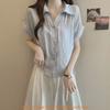 Sleeveless Baseball Jacket With Soft Satin Fabric And Stand Collar For Spring Youth Fashion