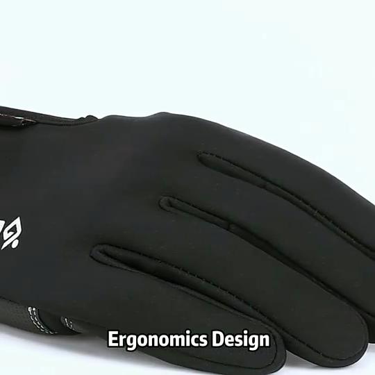 Winter Sports Gloves Touchscreen Compatible Waterproof -10°C Cold Resistant with SBR Double Layer Protection