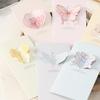 3D Bow Knot Pop Up Greeting Card Ins Style Hollow Birthday Valentine Day Gift Card For Flower Shop