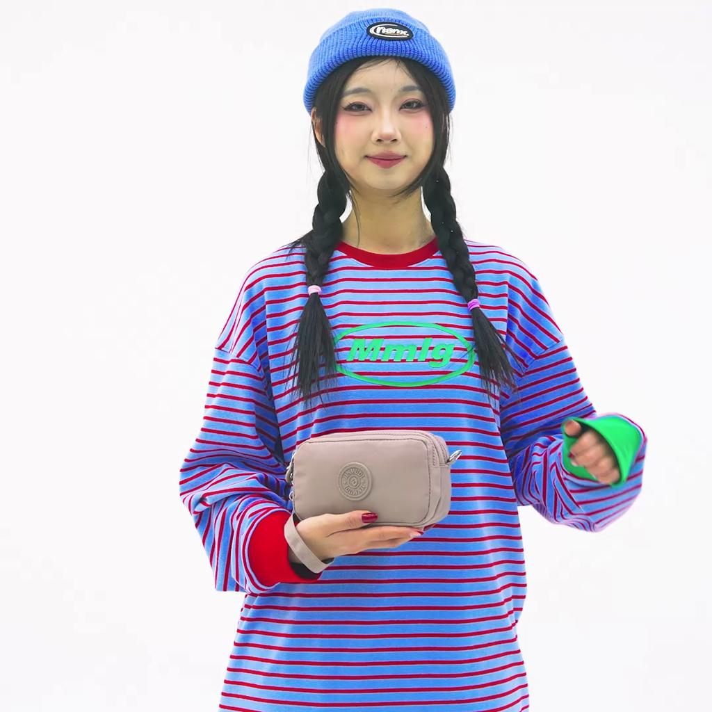 Waterproof Nylon Shoulder Bag Women's Multi-compartment Coin Purse