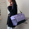Große Sport-Duffeltasche für Damen, Gym-Tote mit Netztasche und mehreren Reißverschlüssen