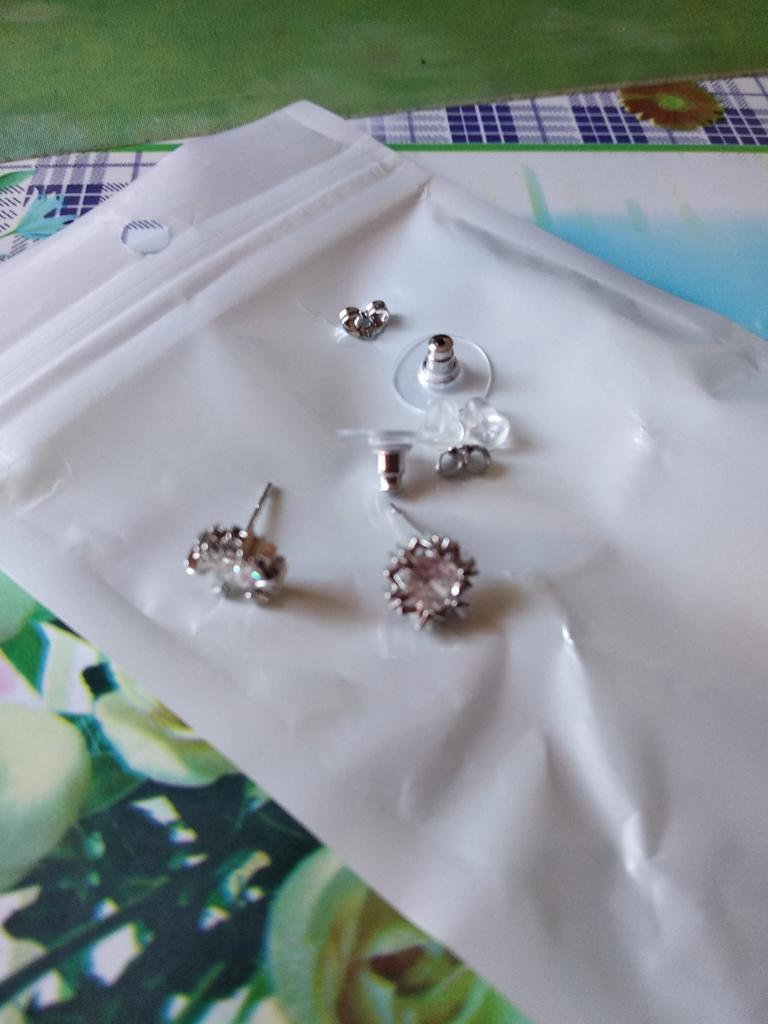 Boucles D’oreilles Clous Argent Flocon De Neige – Zircon Cubique – Bijoux Femme
