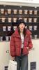 Fashion Women's Winter Coat Stand Collar Thick Warm Short Parkas Long Sleeve Outerwears Lady Jackets