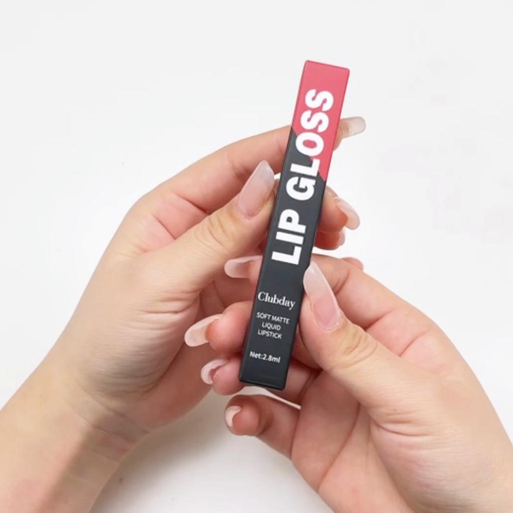 Clubday Matte Velvet Lip Gloss, Long-lasting And Easy To Apply, Suitable For A Variety Of Makeup Looks, Available In 6 Shades.