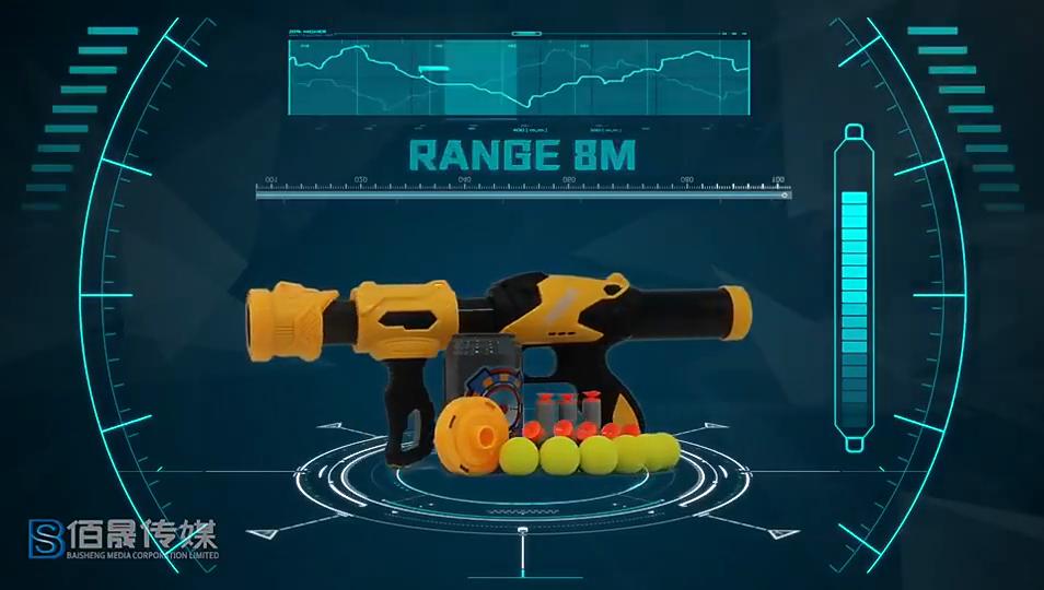 Children's toy soft bullet gun EVA aerodynamic gun can fire competitive toy gun