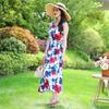 Casual Summer Dresses for Women Vintage Clothes Loose Sleeveless Plus Size Elegant Long Dress With Belt