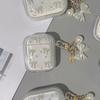 2026 Neue 3D-Schleifen-AirPods Pro 3 Hülle, Transparente Glitzer-Schutzhülle für AirPods 4, Transparente Phantom-Stoßfeste Kopfhörerhülle für Damen