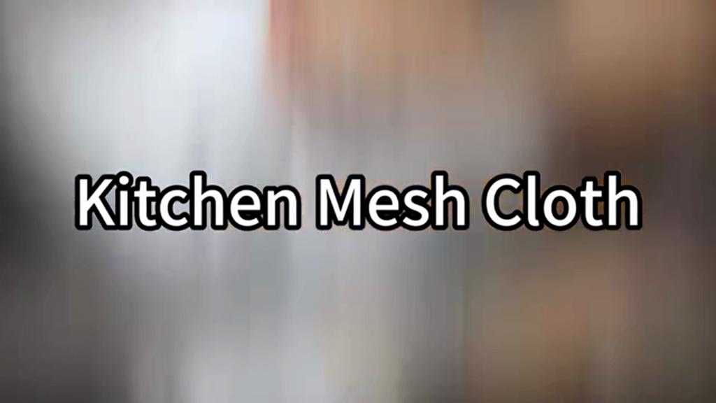 5pcs Household Kitchen Anti-Scratch Dish Wash Net Microfiber 3D Cleaning Mesh Cloth Reusable Dishwashing Cloth Scouring Pads