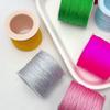 50 mt/los 0,8mm Baumwolle Schnur Nylon Schnur Faden Schnur DIY Perlen Geflochtene Armband Schmuck Machen