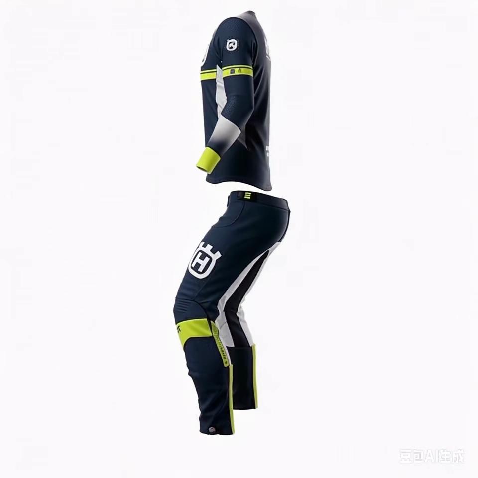 2025 Husqvarna Motocross Gear Set Top Off Road MX Combo Black Moto Jersey And Pant