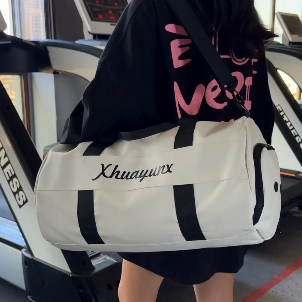 Dry and Wet Separation Sports Fitness Bag Women's Yoga Swimming Training Bag Men's Large Capacity Travel Luggage Bag with Separation Shoes Bags