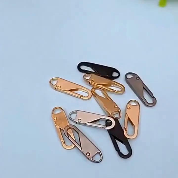 10 Pcs Zipper Universal Instant Fix Zipper Repair Kit Replacement Zip Slider Puller Rescue New Design For DIY Tool