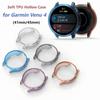 TPU Protective Case for Garmin Venu 4 Smart Watch Band Clear Soft Silicone Bumper Venu4 41mm 45mm Protector Shell Accessoies