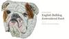 Bulldog – Dog-shaped Patch, Embroidered Patch | Art-Dog