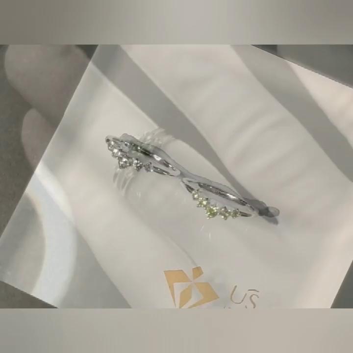Umcho Genuine Natural Sky Blue Topaz Ring