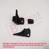 BHL585-1 Headlight Holder Mount Repair Bracket Tab Set Left Side for Ford Focus MK4 C519 HN HM HP 2018-On JX7B13W030CE