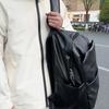 PU Backpack Men's Travel Backpack Large Capacity Commuter Schoolbag