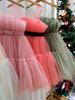 Baby Girls Ruffles Party Dress Elegant 3 8 Year Fluffy Evening Princess Birthday Kids Dresses For Girl Wedding Children Costume