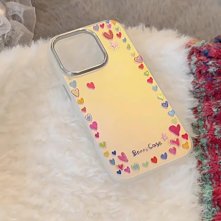 Custodia per telefono creativa a forma di cuore per iPhone 17 e iPhone 17 Pro Max