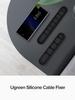 Ugreen Organizador de cabos de silicone, enrolador de cabo usb, clipes flexíveis de gerenciamento de cabos para mouse, fone de ouvido, suporte de cabo