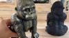 Gorilla Resin Statue, Sitting Monkey Figurine Sculpture, Industrial Home Decor for Living Room Office Desk Bookshelf, Industrial Modern Home Decor