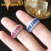 SACE GEMS Classic Copper Alloy Color 3*5MM Zircon Ring Ladies Jewelry Wedding Promise Party Gift
