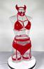 Metal Chain Erotic Suit Sexy Patent Leather Temptation Uniform Underwear Thong Sexy Lingerie