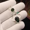 Green Tourmaline Gemstone 925 Sterling Silver Handcrafted Pendant 1.60" Gift For Her PP-13-32