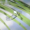 Tancise Klasický 925 Sterling Silver Zirkonový prsten Dámské šperky Svatební slib Party dárek