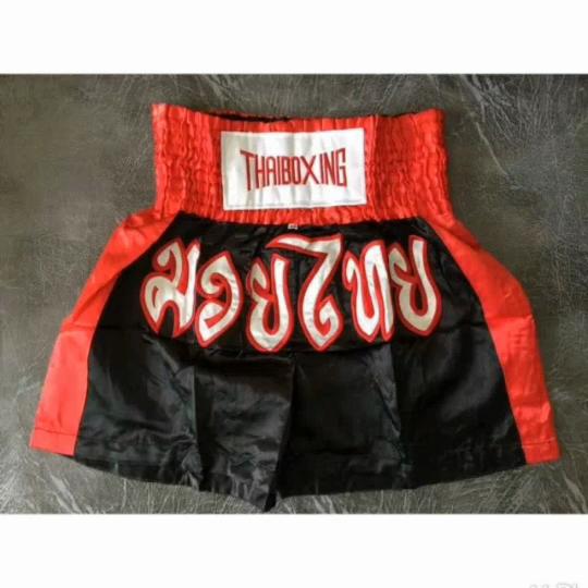 Muay Thai Thai Kick Boxing Kid Children Shorts Fight MMA Elastic Wrist Training Martial Art Satin 5