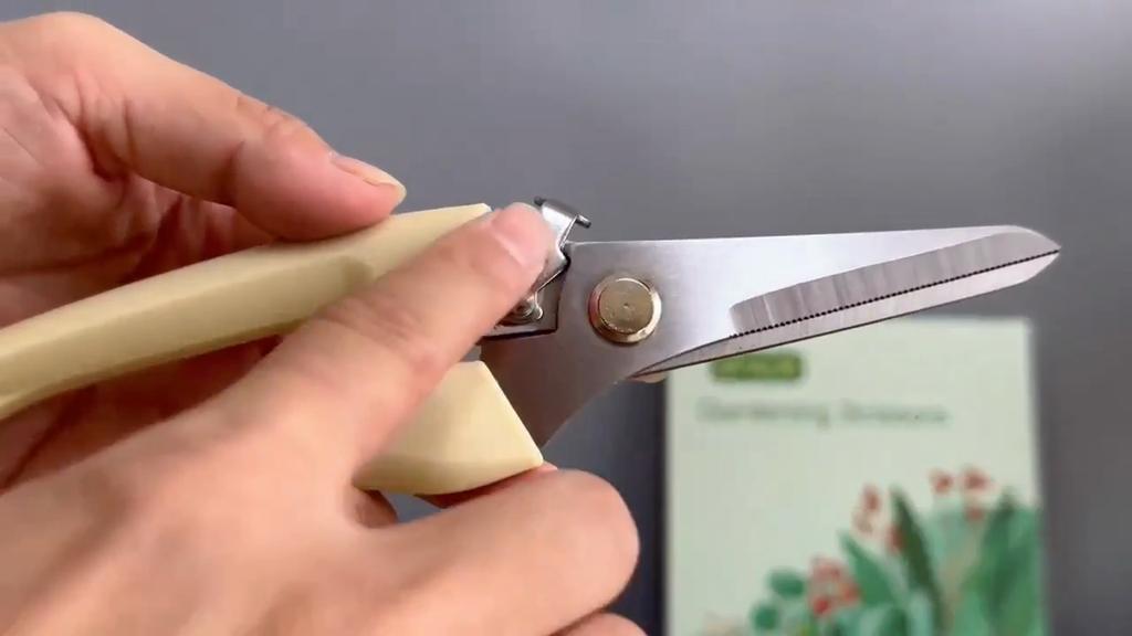 Heavy Duty Pruning Shears Garden Scissors Stainless Steel Bypass Pruner for Trees, Flowers, Bonsai and Gardening Use