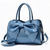 Women's Bag Butterfly Bright Leather Handbag with Large Capacity and Fashionable Middle-aged One-shoulder Cross-body
