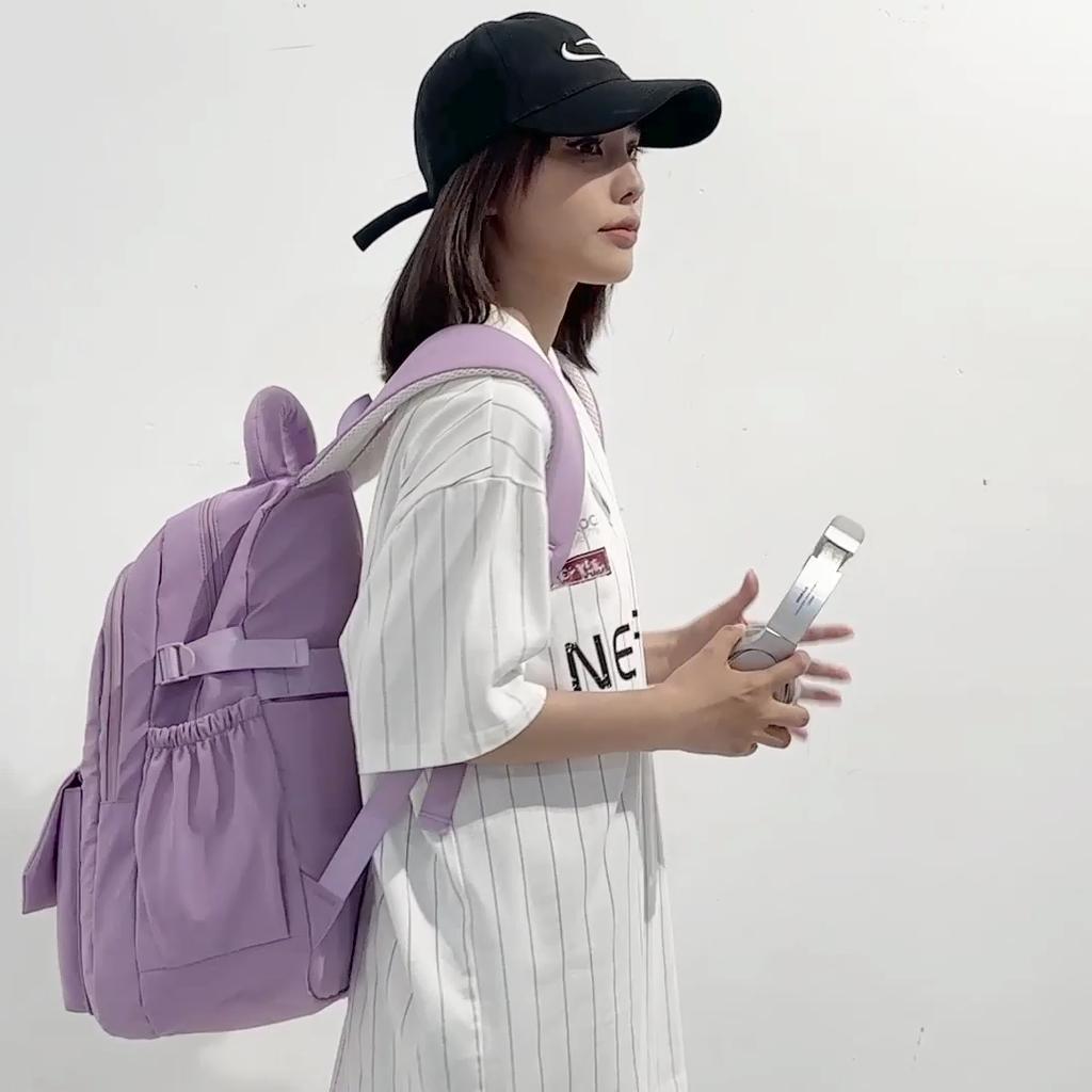 Waterproof Nylon Backpack Commuter Student Schoolbag Travel Backpack