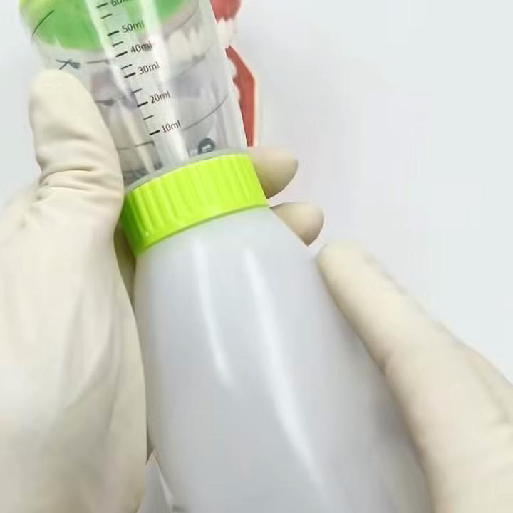Dental Impression Material Stirring Kettle Spoon Automatic Measuring Mixer Alginate Measuring Bottle Mixing Cups Dentistry Tool