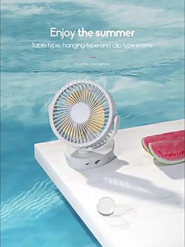 Fan Desktop Fan Wireless Fan Portable Home Fan Wall-mounted Small Fan Rechargeable Small Fan