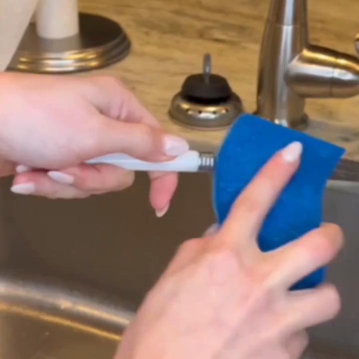 Leave No Trace Cleaning Sponge - Strong Cleaning Pad Suitable for Tableware and Stubborn Dirt, Powerful Washing Effect, Dishwashing Sponge