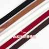 Womens Fashion Leather Belt With Classic Silver Buckle For Casual And Office Wear
