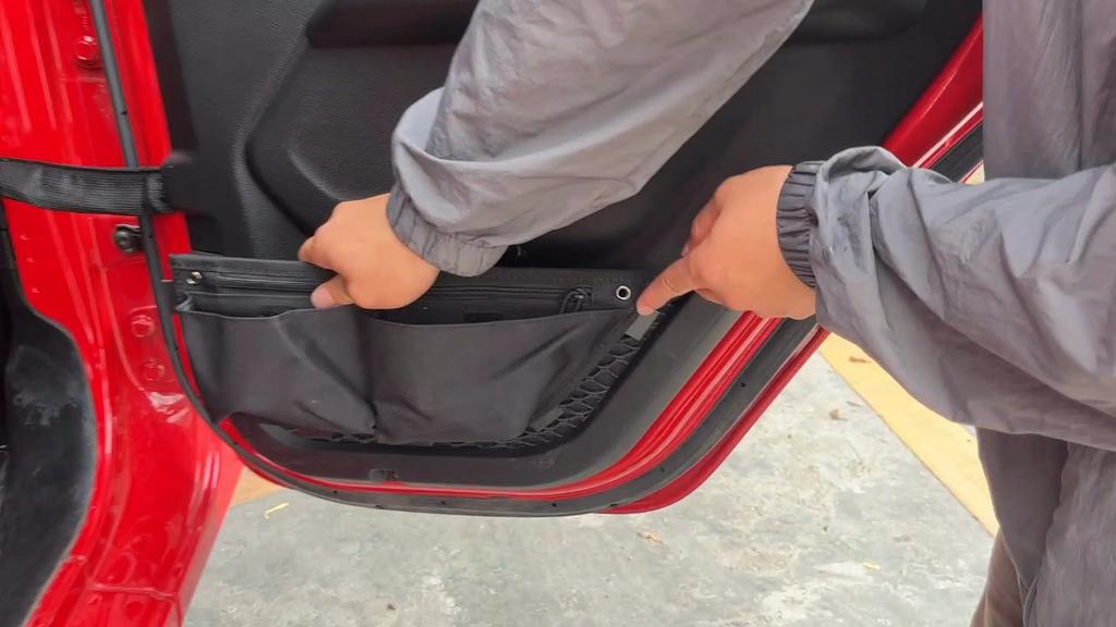 Netz-Aufbewahrungstasche für die hintere Tür Organizer Behälter für Jeep Wrangler JL Für JT Gladiator 2018 Up Verstauen Aufräumen Zubehör