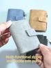 Pu Material Womens Wallet With Multiple Card Slots And Solid Pattern Design For Daily Use