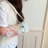 Yogodlns Boho Floral Sequin Shoulder Bag, Women's Vintage Embroidered Hobo Purse Casual Armpit Handbag for Daily Use