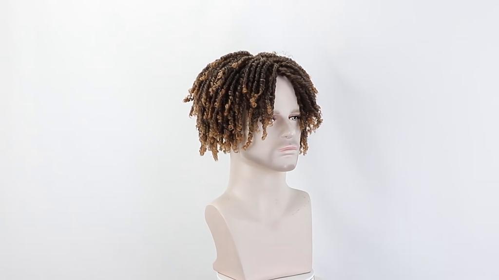 Men's Gradient Dreadlocks | Street Style | High-Temperature Yarn | Party & Casual