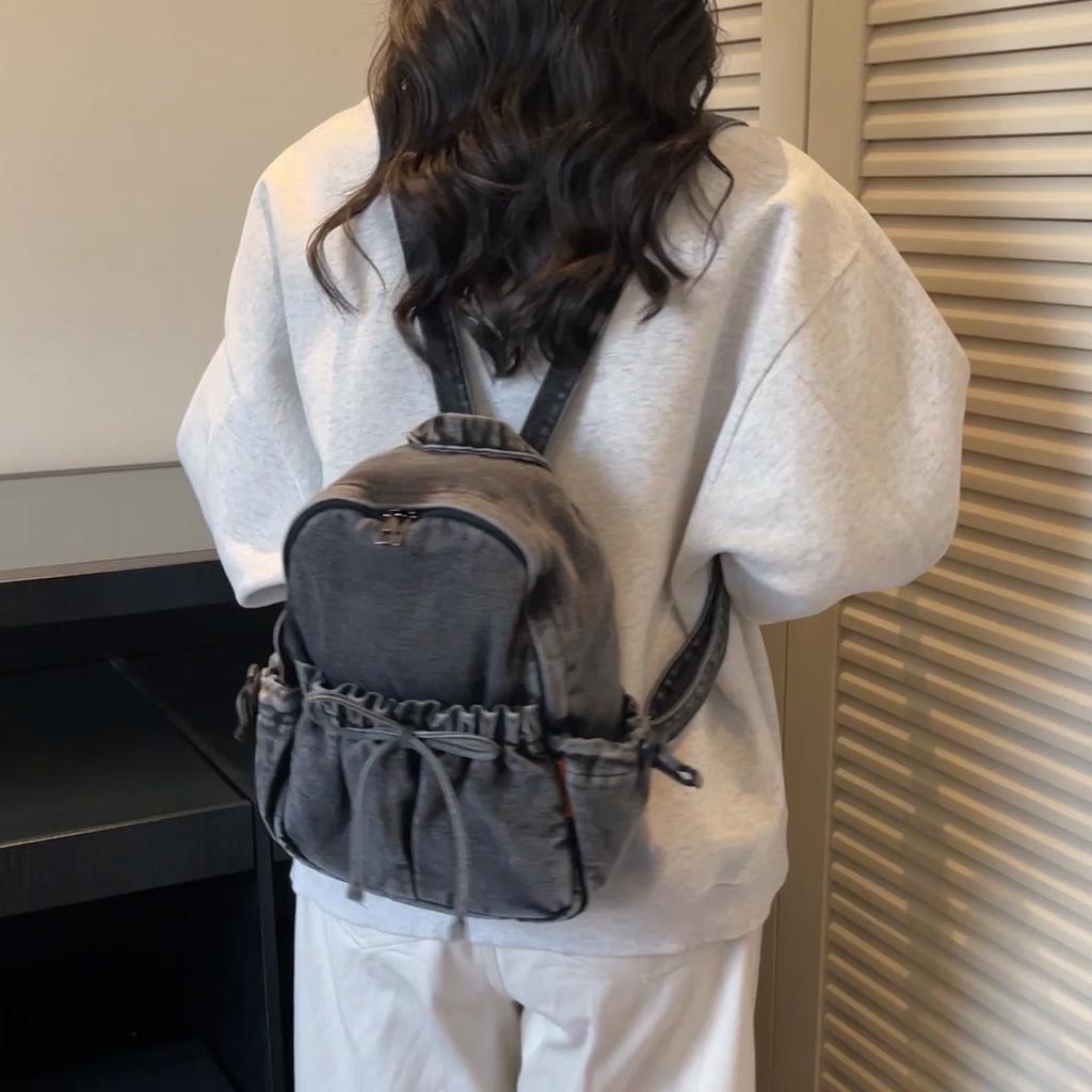 Women Denim Backpack
