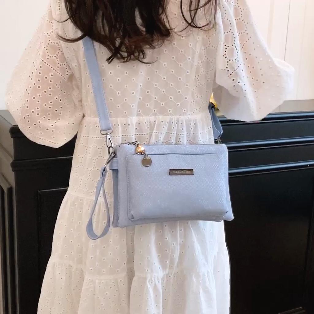 Small Square Bag Women's Multi-Layer Crossbody Bag Mobile Phone Bag