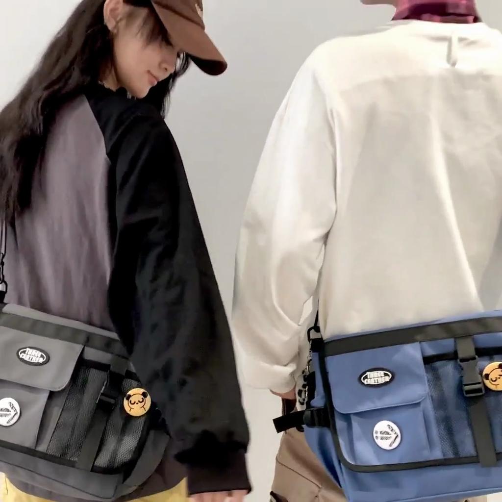 Multifunctional Men's Shoulder Bag Large Capacity Women's Crossbody Bag Messenger Bag