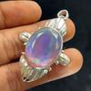 Natural Opal Pendant Quality 57 ct Oval 925 Sterling Silver Gems October Birthday Birthstone