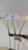 Colorful/Warm Solar Butterfly Flower Lights Fiber Optic LED Garden Stake Lights Waterproof Outdoor Decor for Yard Lawn Patio 2pack